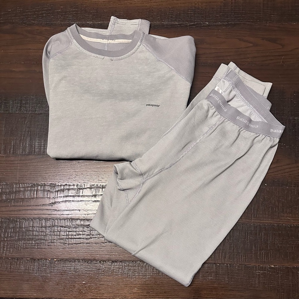 Patagonia Capilene Base Layer Long John Men’s Set Size XL Comfy cool Fit Lounge